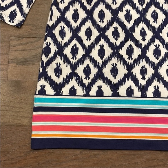 NWT Lilly Pulitzer Navy Beacon T-shirt Dress - Size XXS - Picture 9 of 9